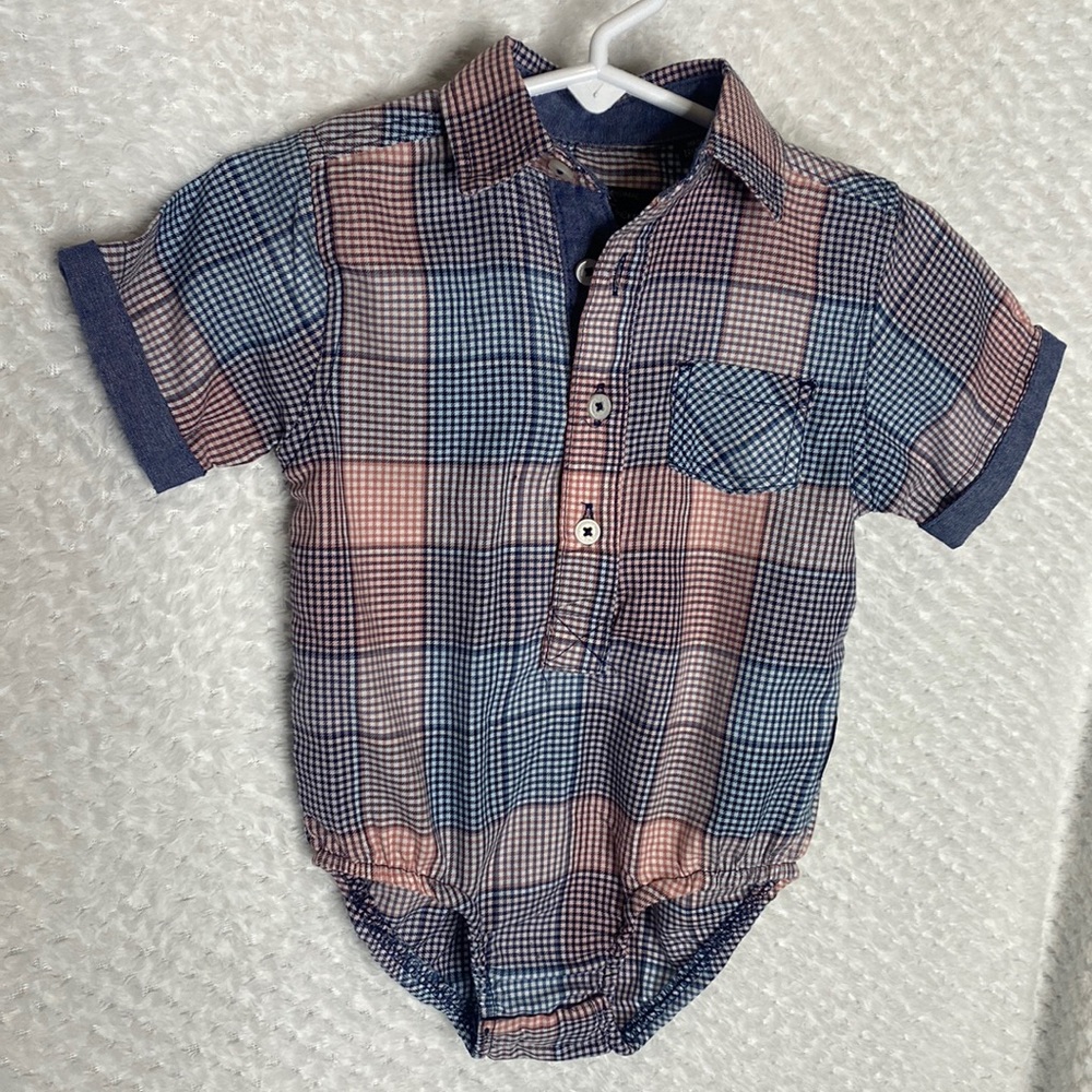 Ben Sherman baby onesie shirt top